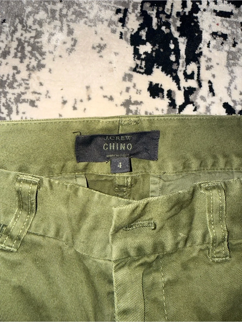 J. Crew Women's Olive Green Chino Pants